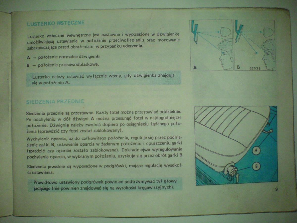 Fiat 125p instrukcja obslugi / page 13