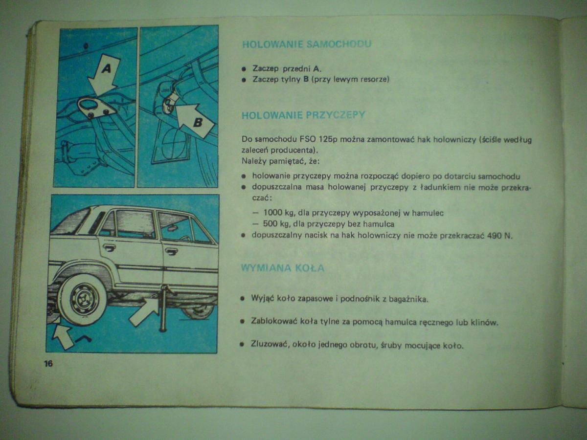 Fiat 125p instrukcja obslugi / page 20