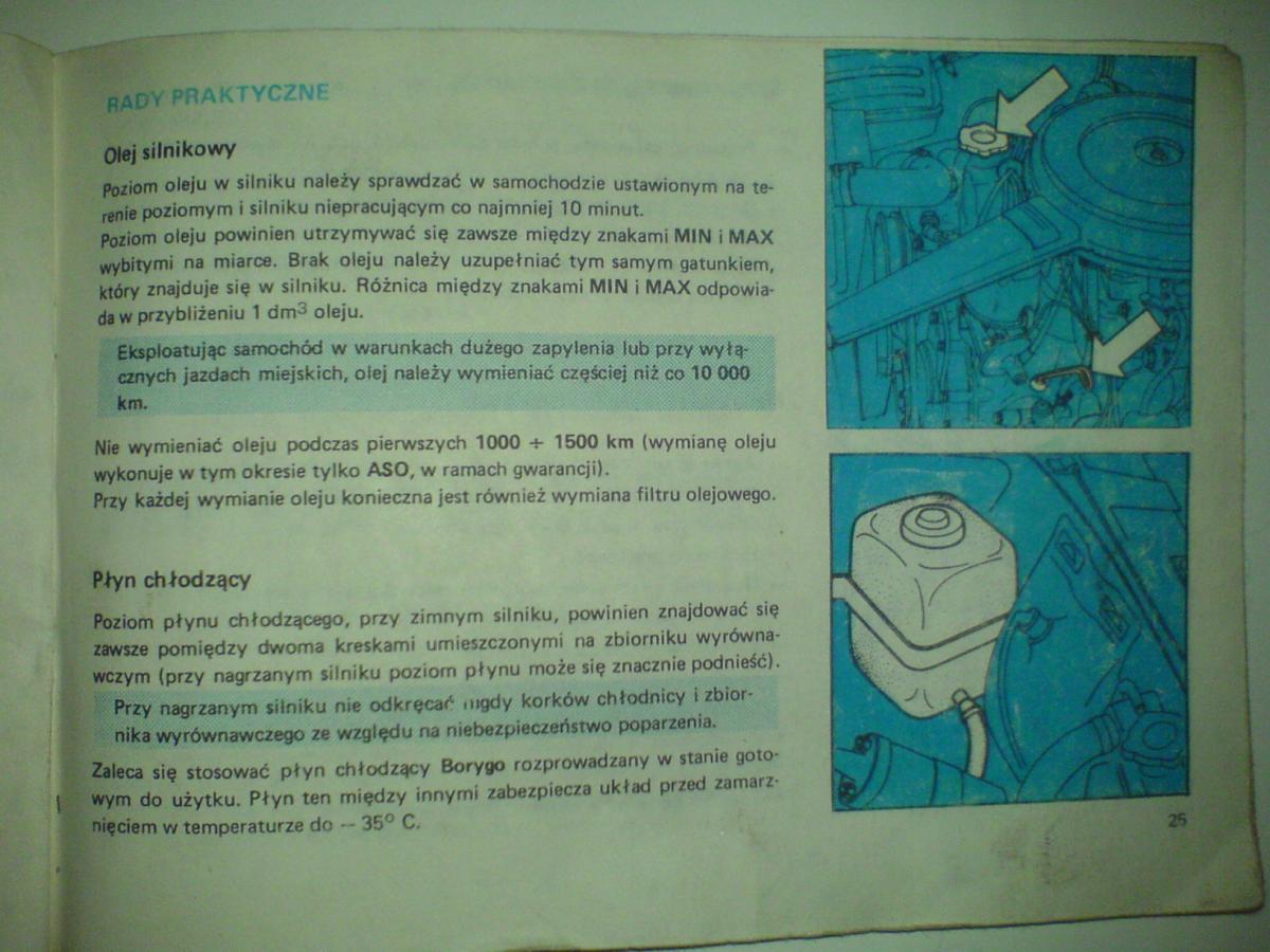 Fiat 125p instrukcja obslugi / page 29