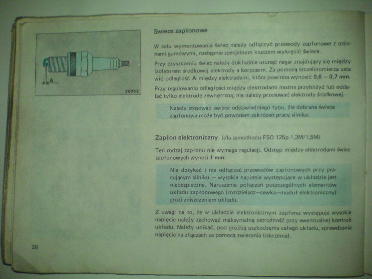 Fiat 125p instrukcja obslugi / page 32