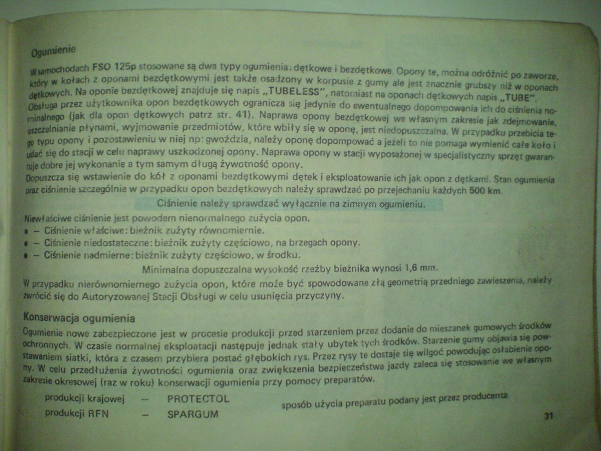 Fiat 125p instrukcja obslugi / page 35