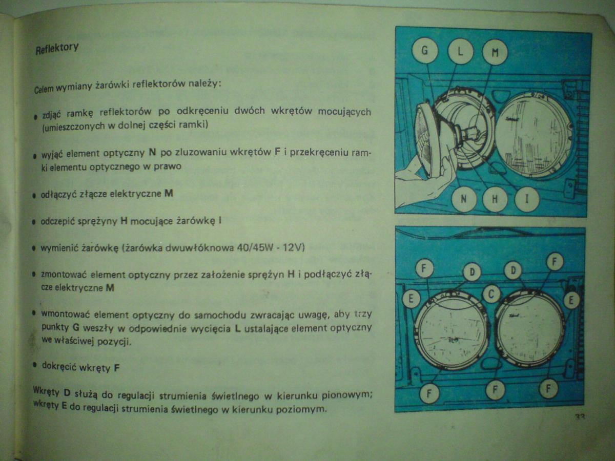 Fiat 125p instrukcja obslugi / page 37