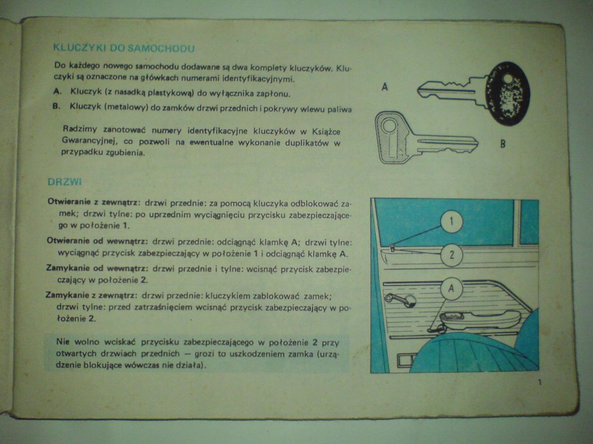 Fiat 125p instrukcja obslugi / page 5