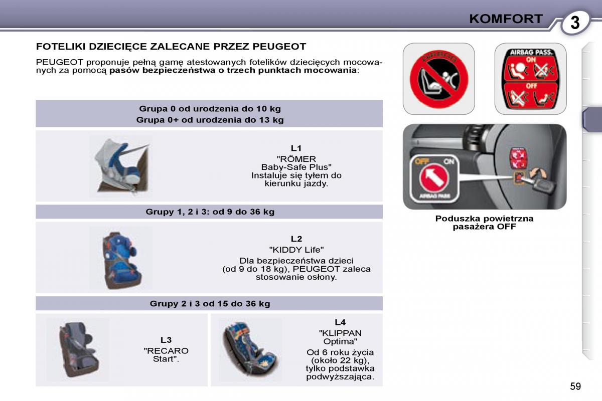 Peugeot 407 instrukcja obslugi / page 57