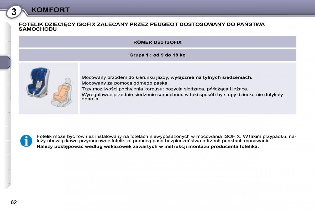 Peugeot 407 instrukcja / page 61