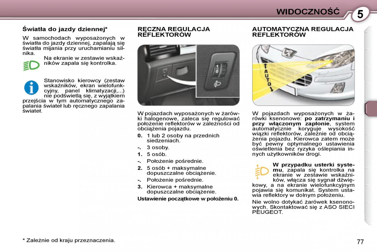 Peugeot 407 instrukcja / page 78