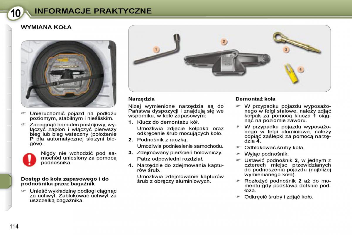 Peugeot 407 instrukcja / page 114