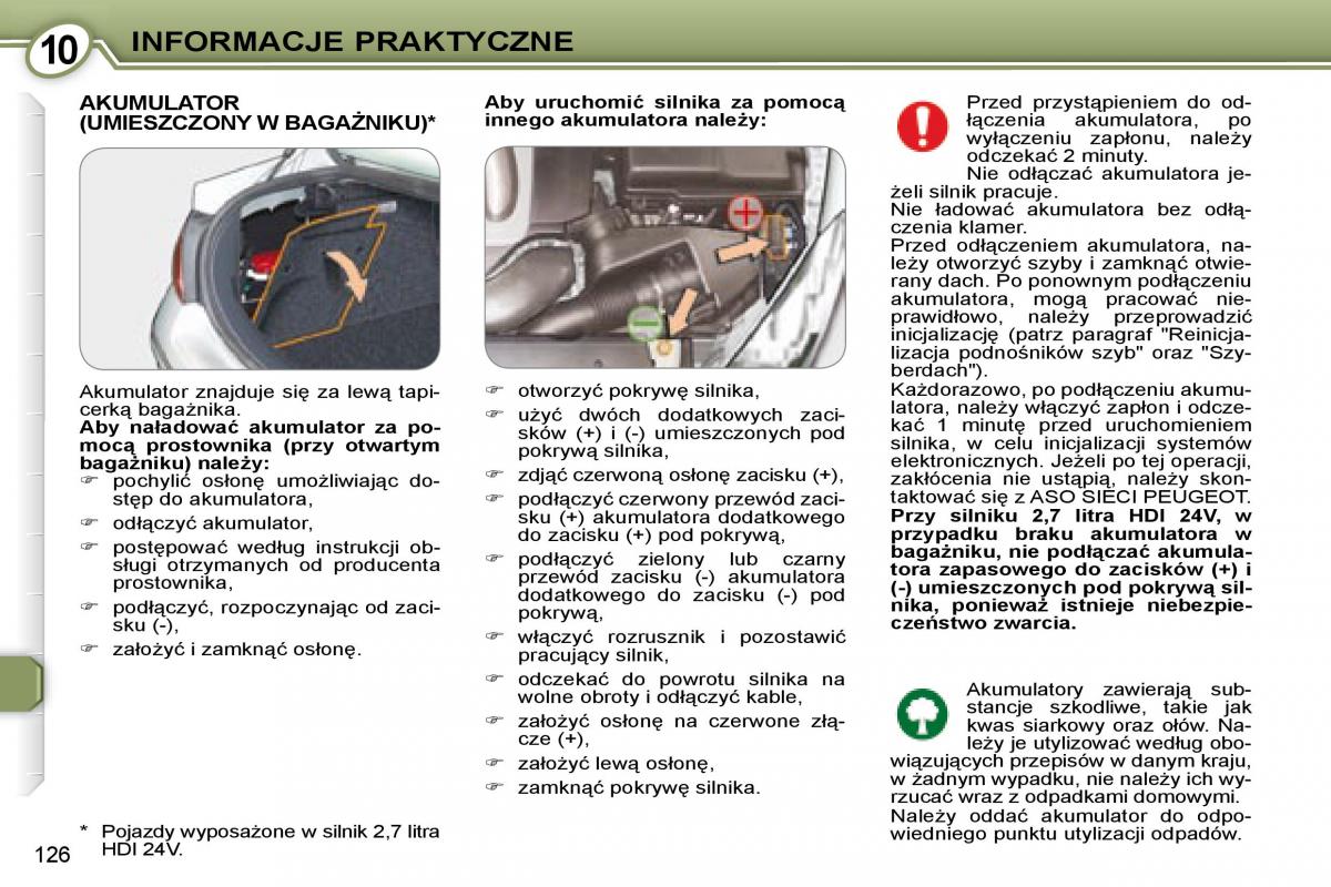 Peugeot 407 instrukcja / page 128