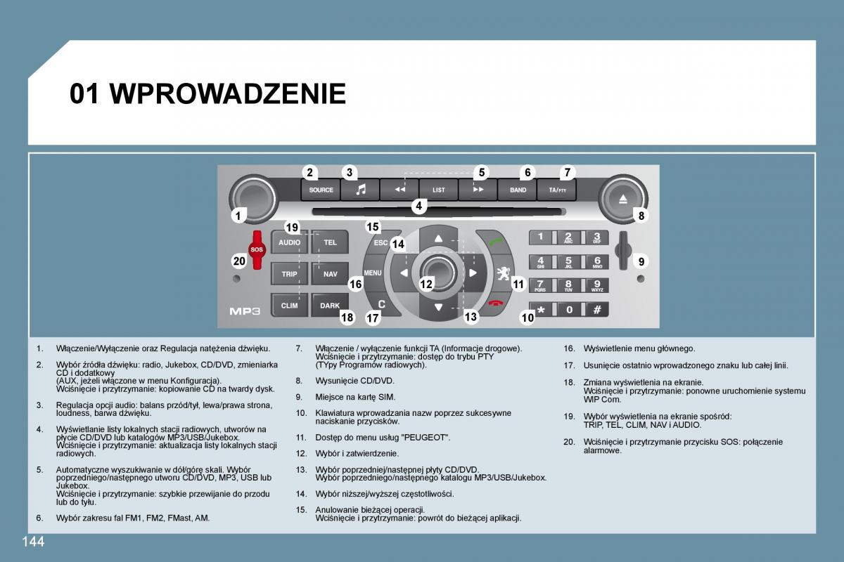 Peugeot 407 instrukcja / page 146