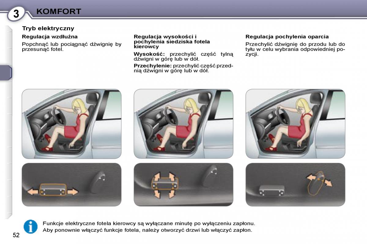 Peugeot 407 instrukcja obslugi / page 50