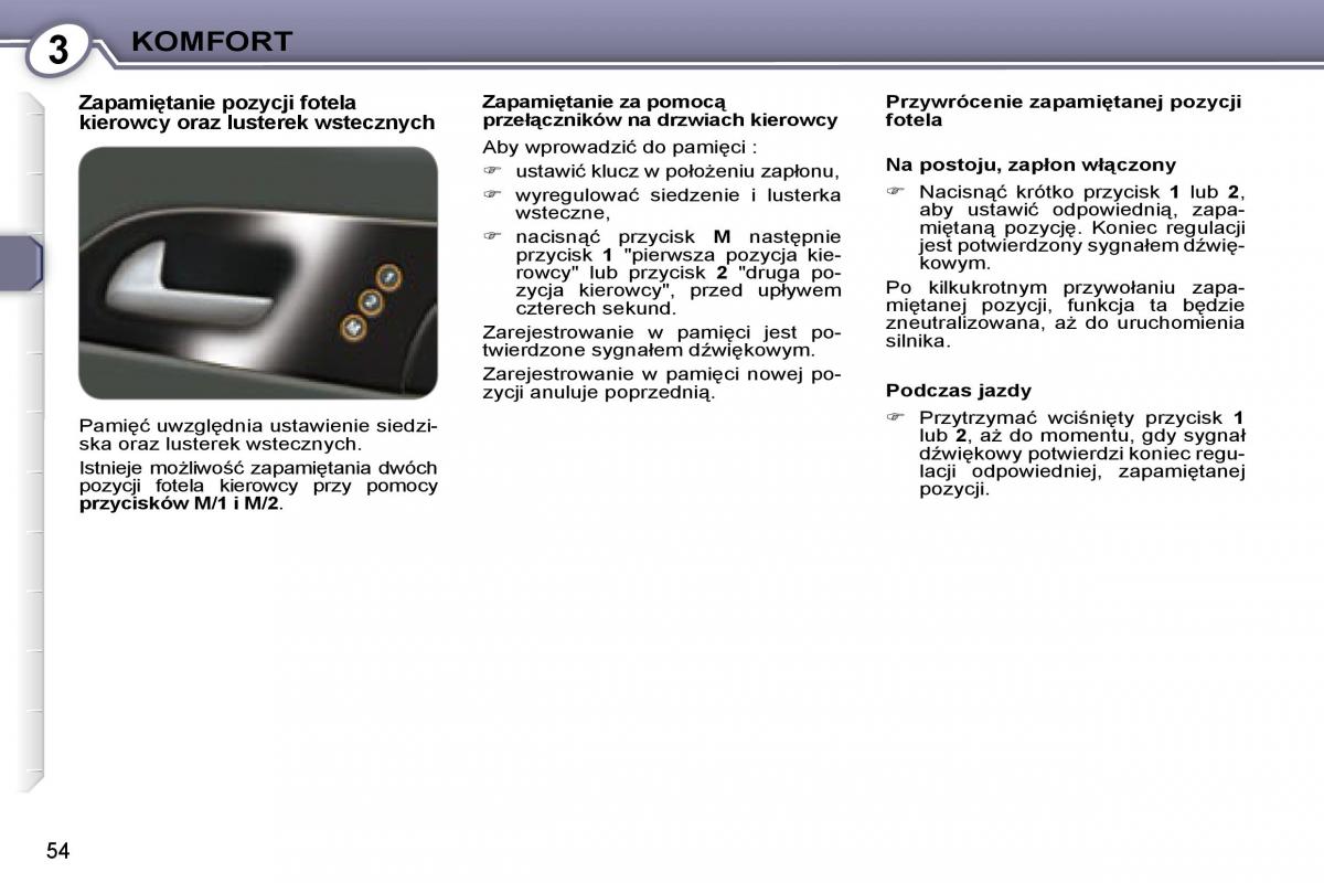 Peugeot 407 instrukcja / page 52