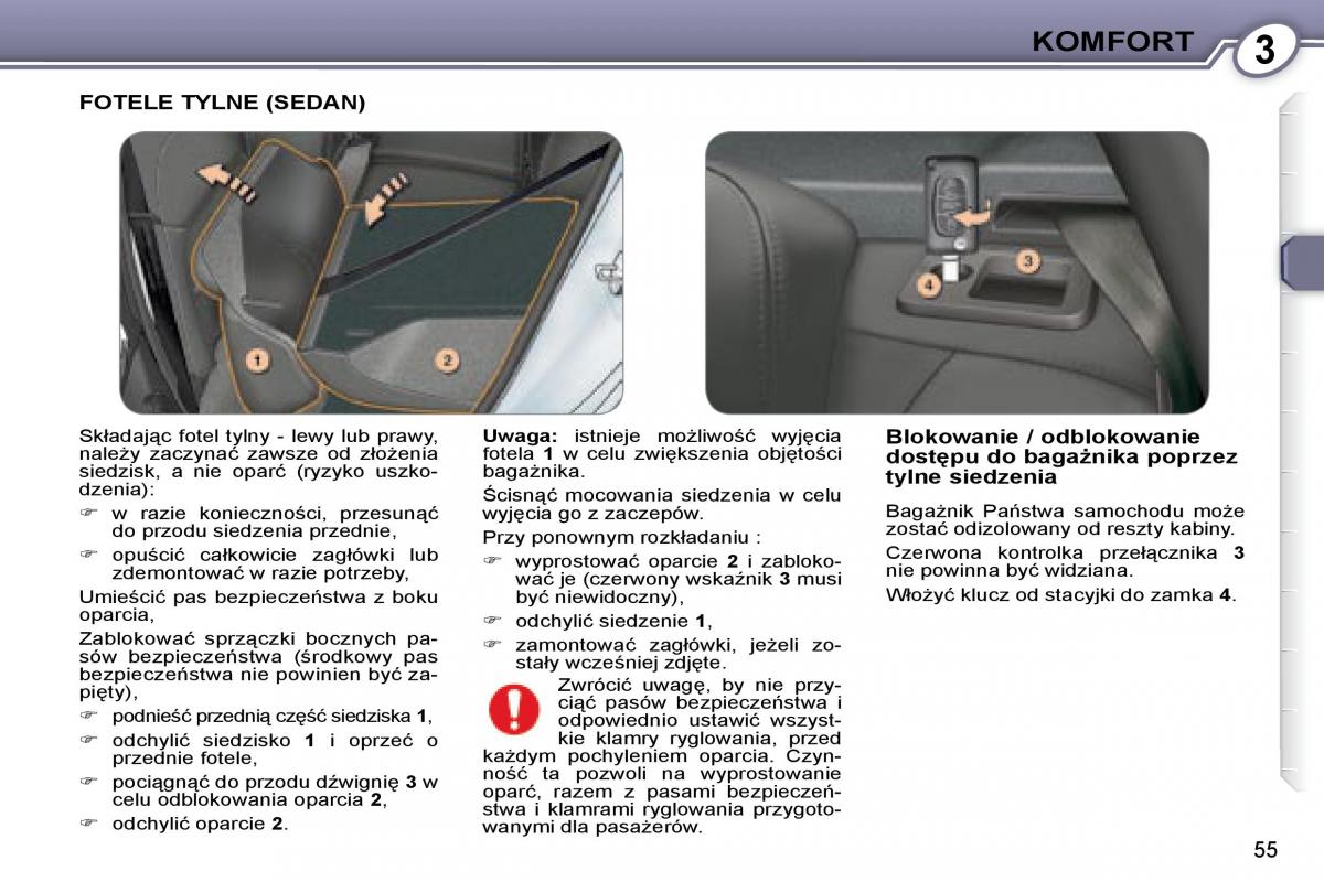 Peugeot 407 instrukcja obslugi / page 53