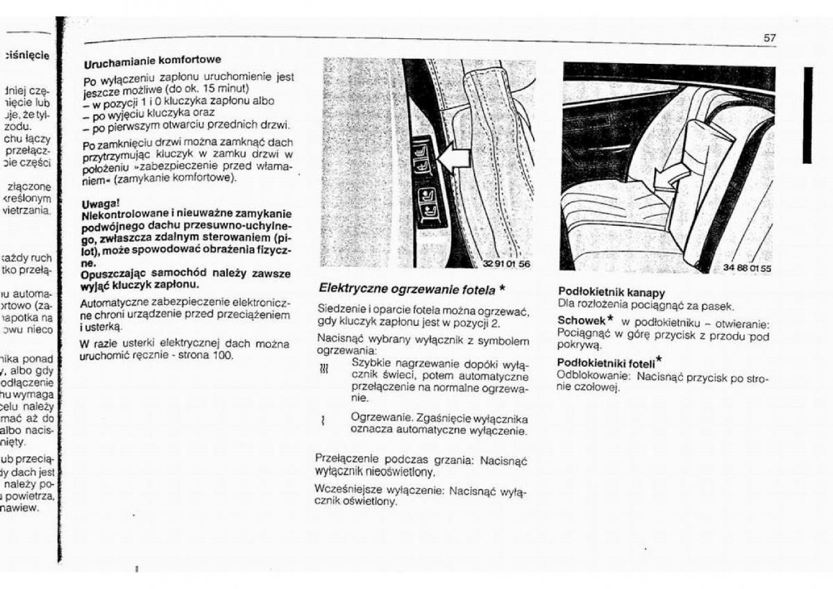 BMW 5 E34 instrukcja obslugi / page 56