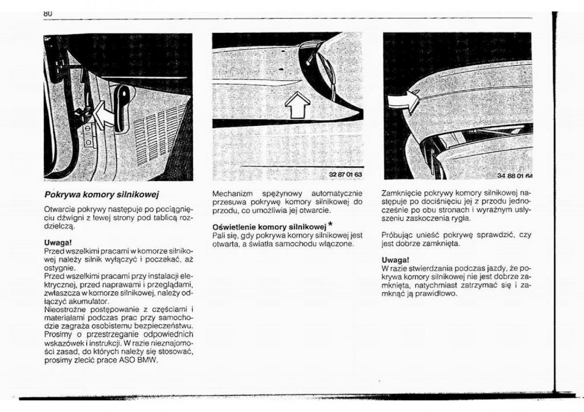 BMW 5 E34 instrukcja obslugi / page 79