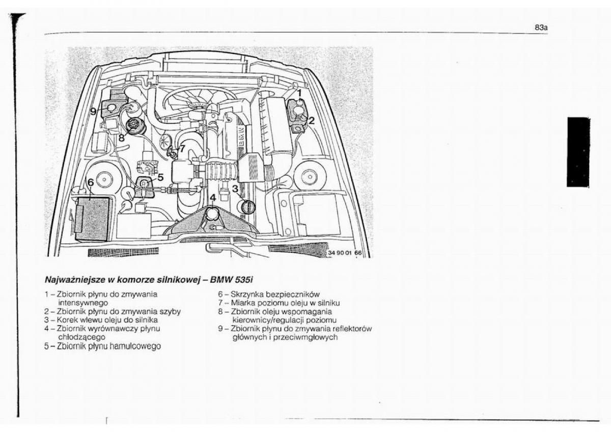 BMW 5 E34 instrukcja obslugi / page 83