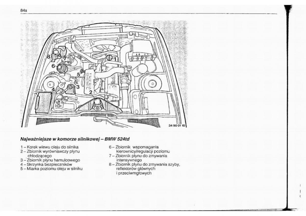 BMW 5 E34 instrukcja obslugi / page 85