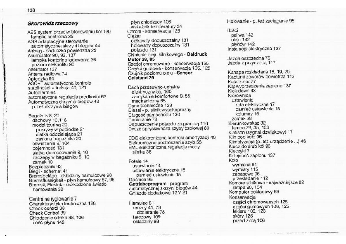 BMW 5 E34 instrukcja obslugi / page 139