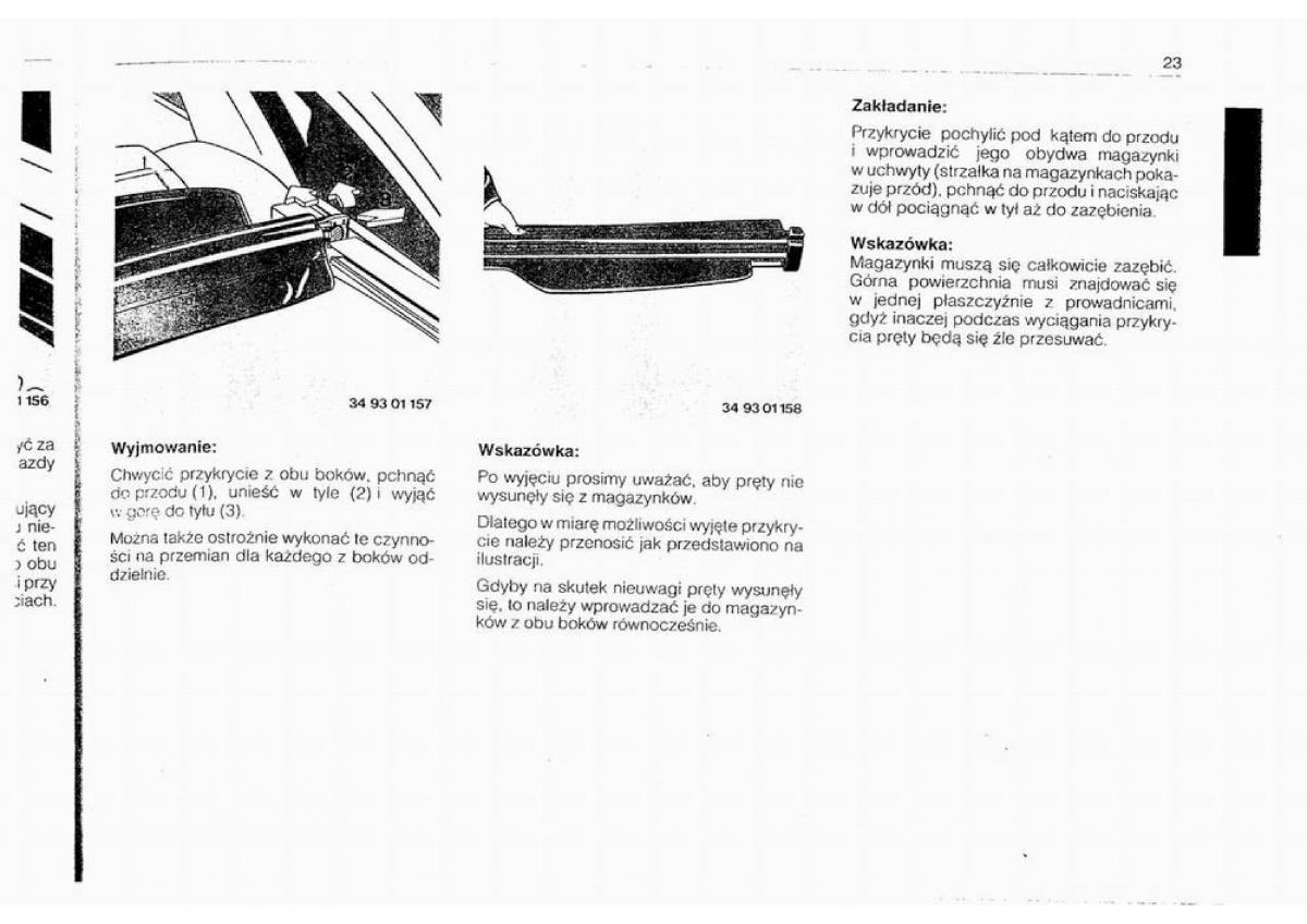 BMW 5 E34 instrukcja obslugi / page 22