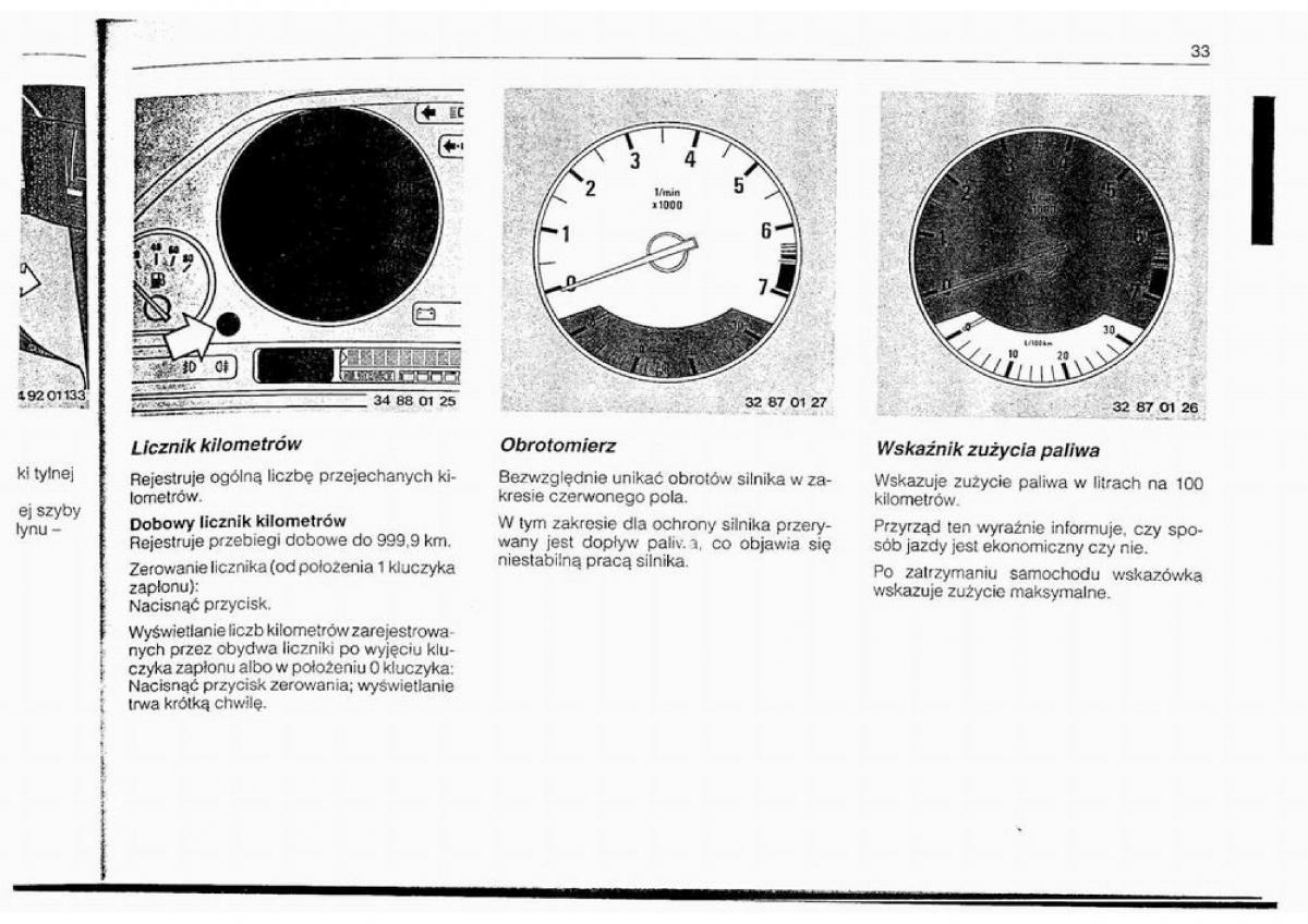 BMW 5 E34 instrukcja obslugi / page 32