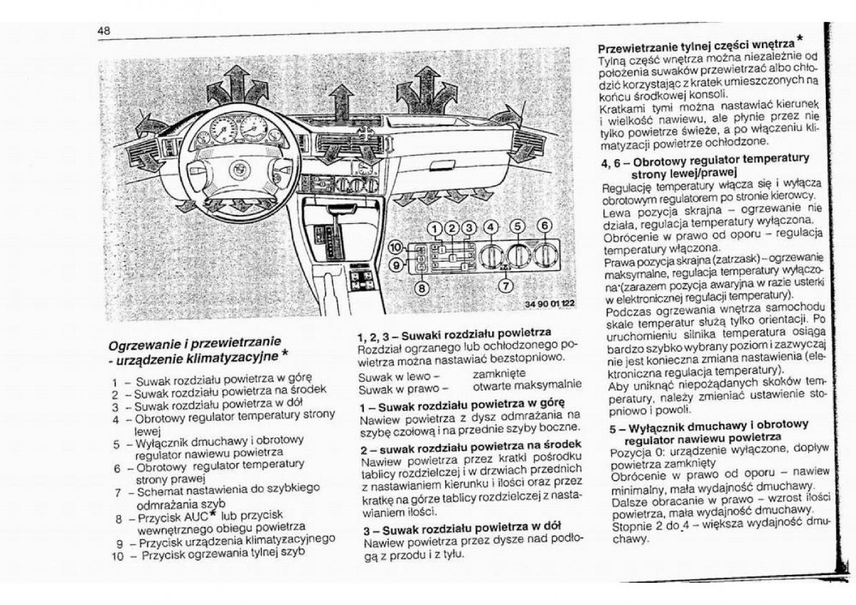 BMW 5 E34 instrukcja obslugi / page 47