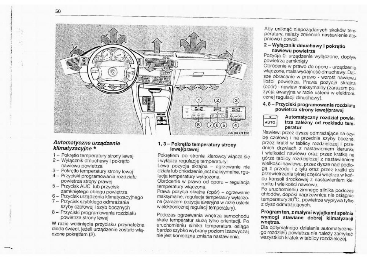 BMW 5 E34 instrukcja obslugi / page 49