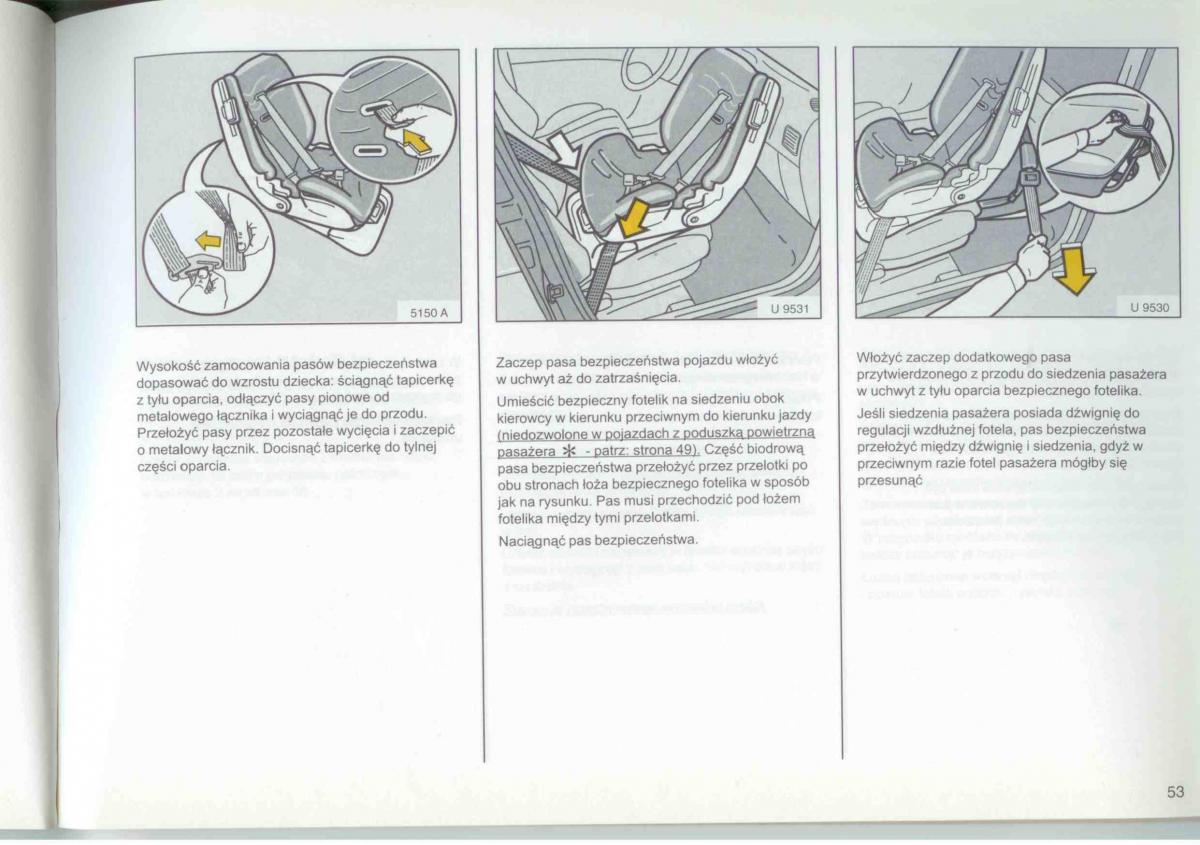 Opel Frontera A Isuzu Wizard Vauxhall Holden instrukcja obslugi / page 55