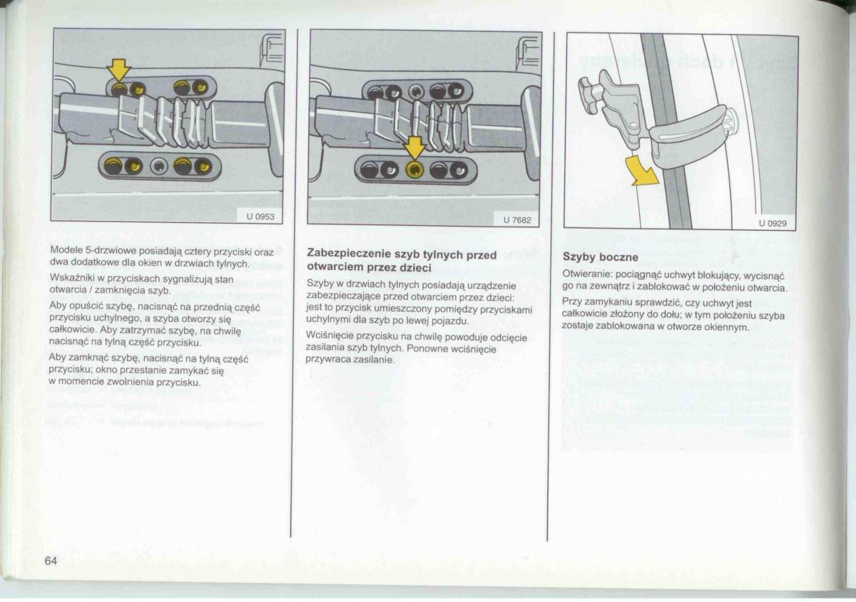 Opel Frontera A Isuzu Wizard Vauxhall Holden instrukcja obslugi / page 66