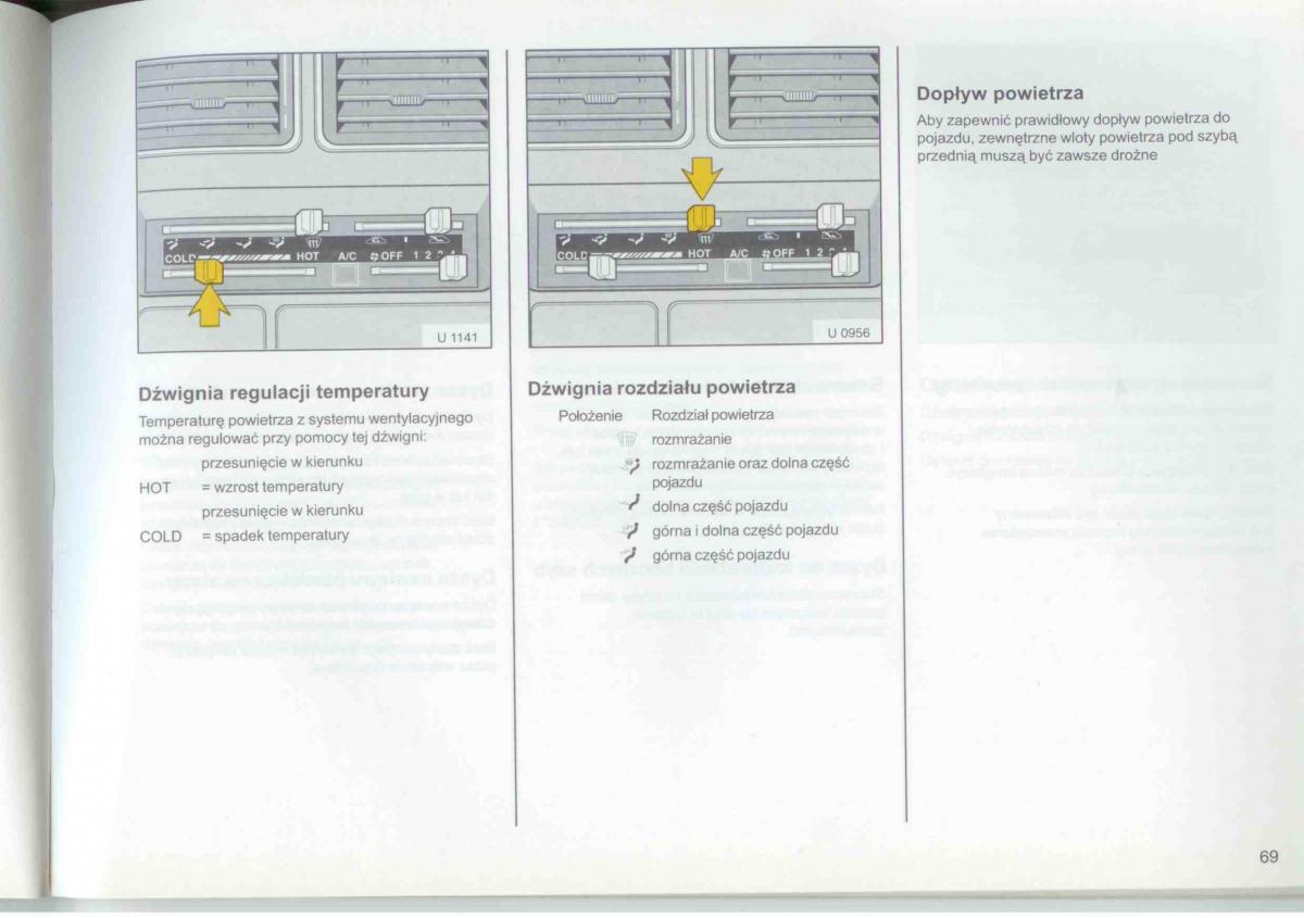 Opel Frontera A Isuzu Wizard Vauxhall Holden instrukcja obslugi / page 71