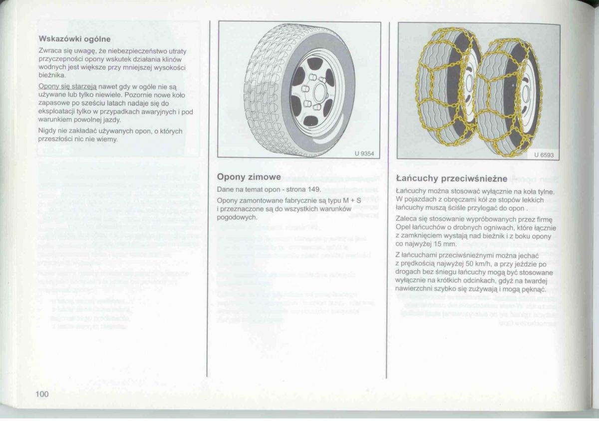 Opel Frontera A Isuzu Wizard Vauxhall Holden instrukcja obslugi / page 102