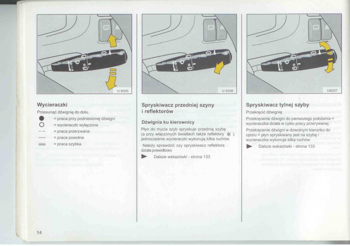 Opel Frontera A Isuzu Wizard Vauxhall Holden instrukcja obslugi / page 16