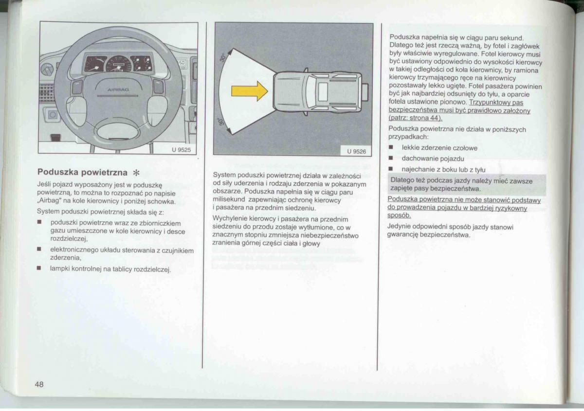 Opel Frontera A Isuzu Wizard Vauxhall Holden instrukcja obslugi / page 50