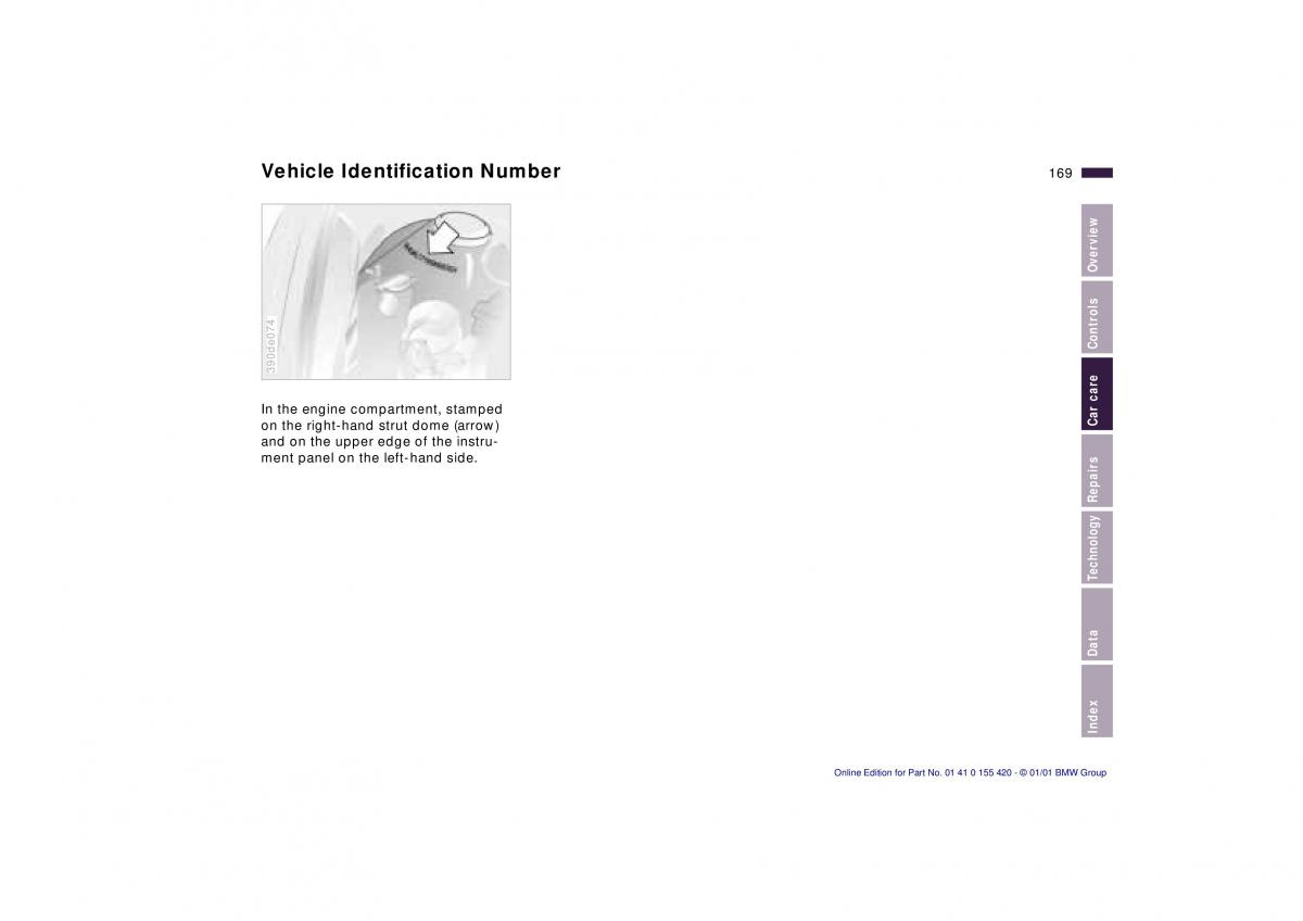 BMW 5 E39 owners manual / page 169