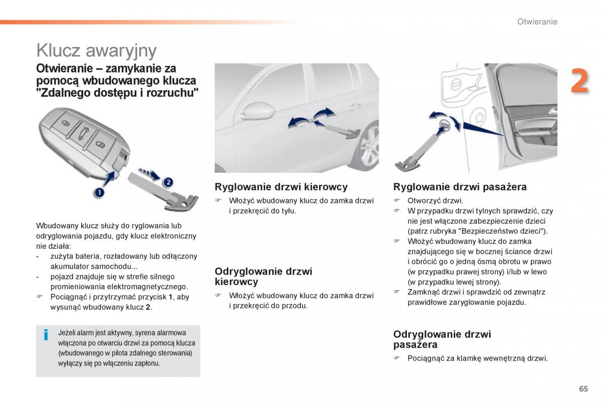 Peugeot 308 II 2 instrukcja obslugi / page 67