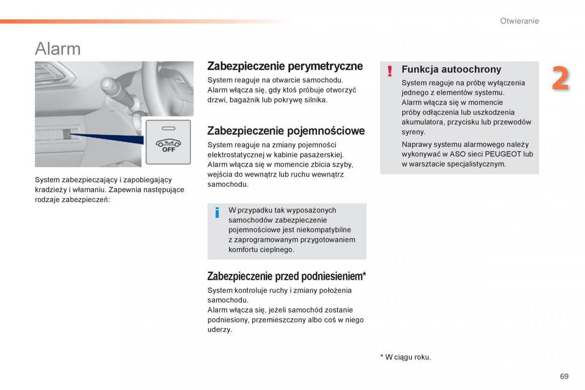 Peugeot 308 II 2 instrukcja obslugi / page 71