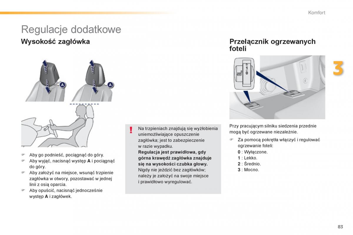 Peugeot 308 II 2 instrukcja obslugi / page 85