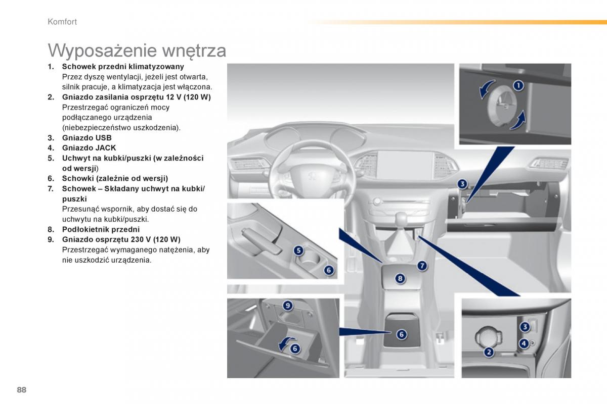 Peugeot 308 II 2 instrukcja obslugi / page 90