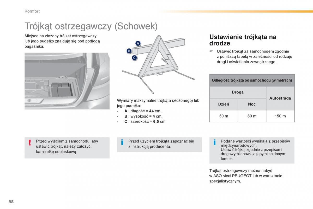 Peugeot 308 II 2 instrukcja obslugi / page 100