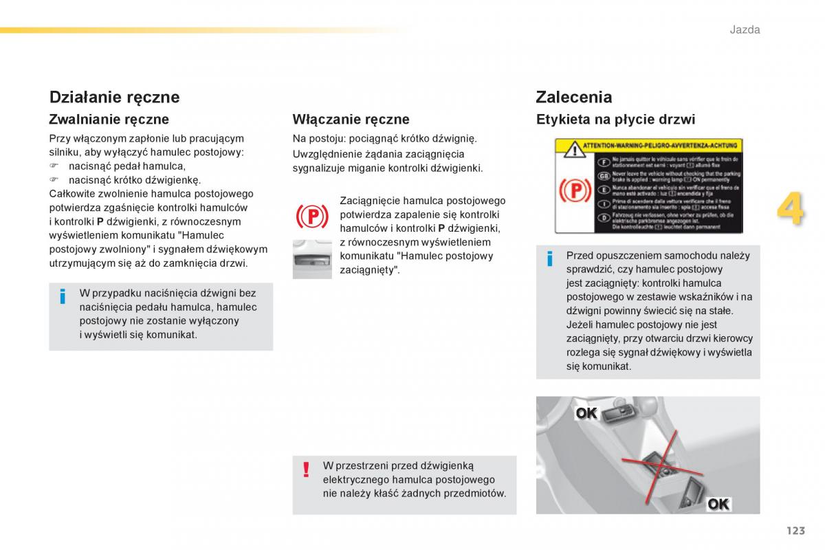 Peugeot 308 II 2 instrukcja obslugi / page 125