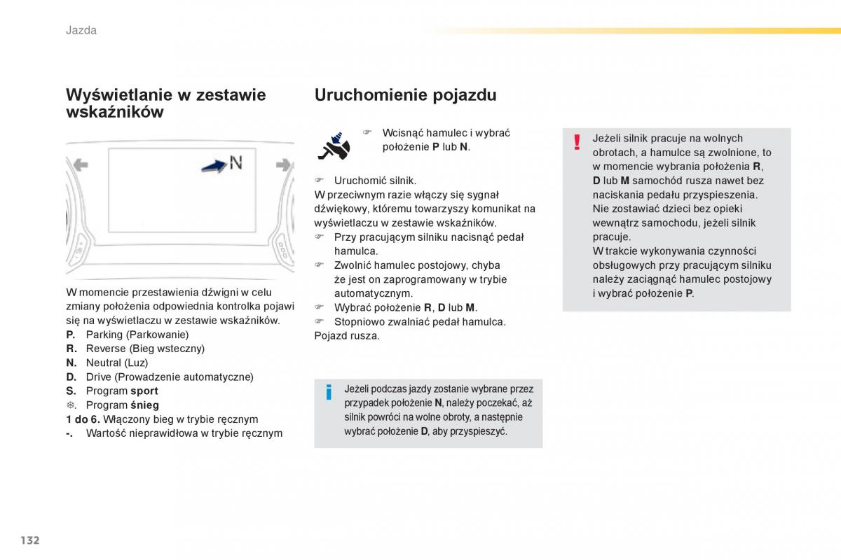 Peugeot 308 II 2 instrukcja obslugi / page 134