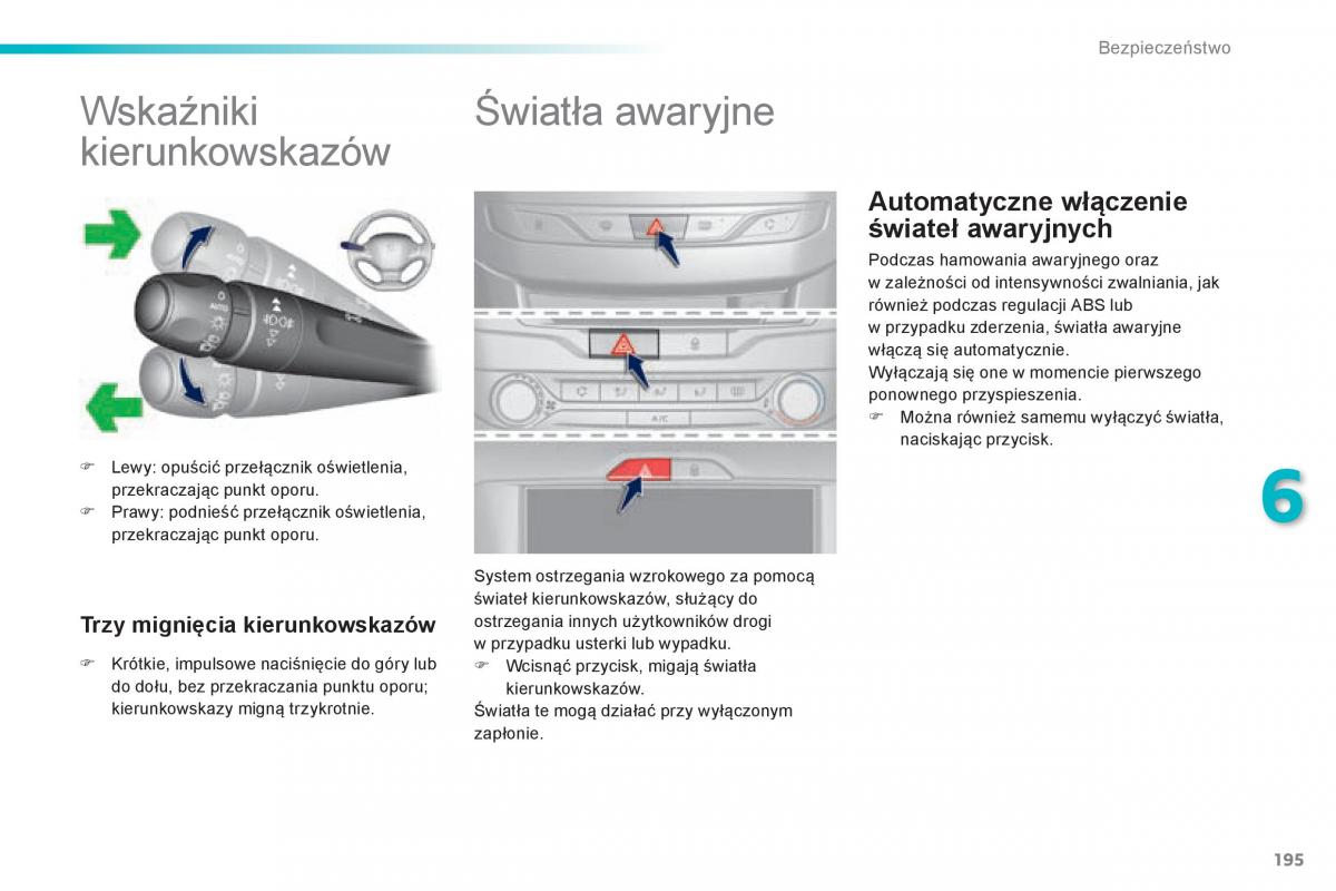 Peugeot 308 II 2 instrukcja obslugi / page 197