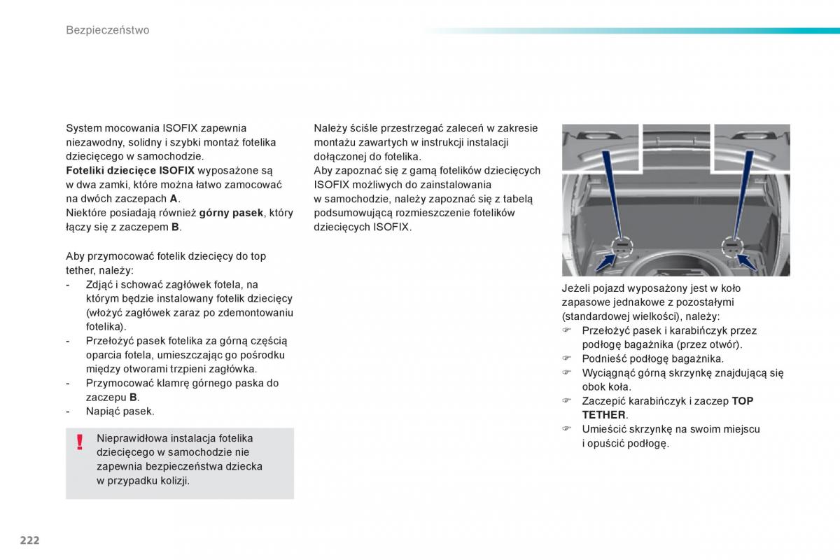 Peugeot 308 II 2 instrukcja obslugi / page 224