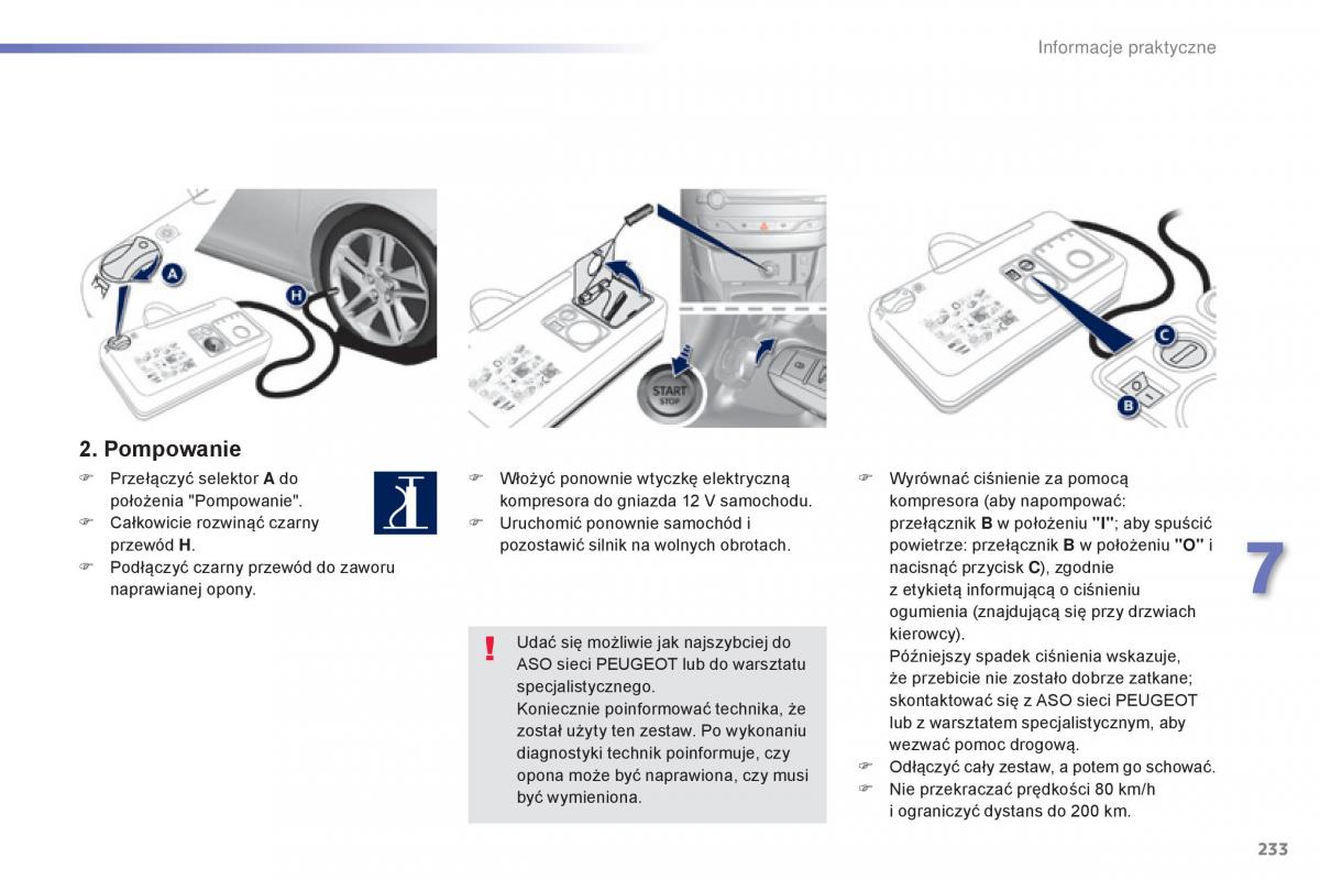 Peugeot 308 II 2 instrukcja obslugi / page 235