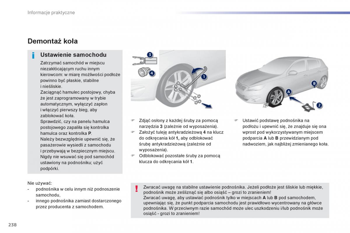 Peugeot 308 II 2 instrukcja obslugi / page 240