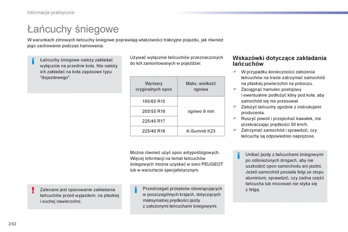 Peugeot 308 II 2 instrukcja obslugi / page 244