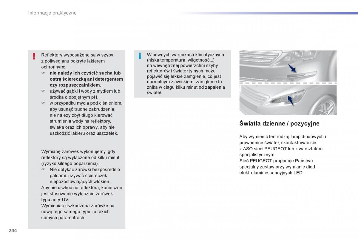 Peugeot 308 II 2 instrukcja obslugi / page 246