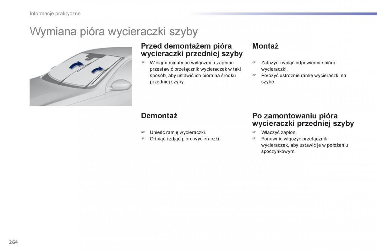 Peugeot 308 II 2 instrukcja obslugi / page 266