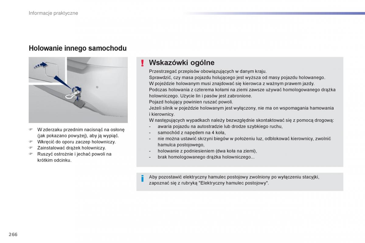 Peugeot 308 II 2 instrukcja obslugi / page 268