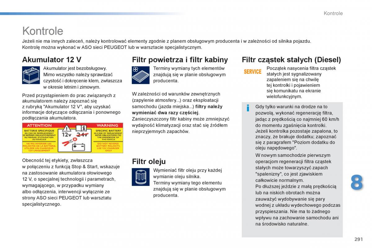 Peugeot 308 II 2 instrukcja obslugi / page 293