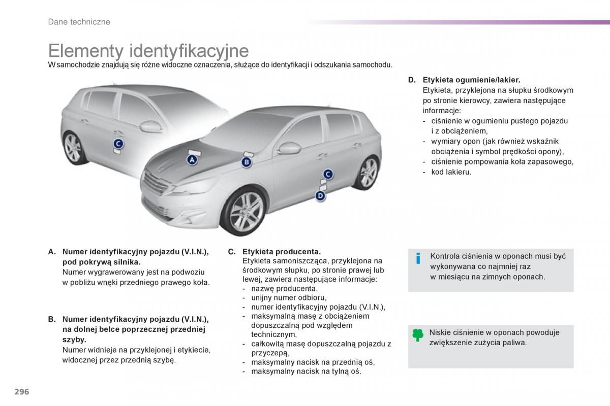 Peugeot 308 II 2 instrukcja obslugi / page 298