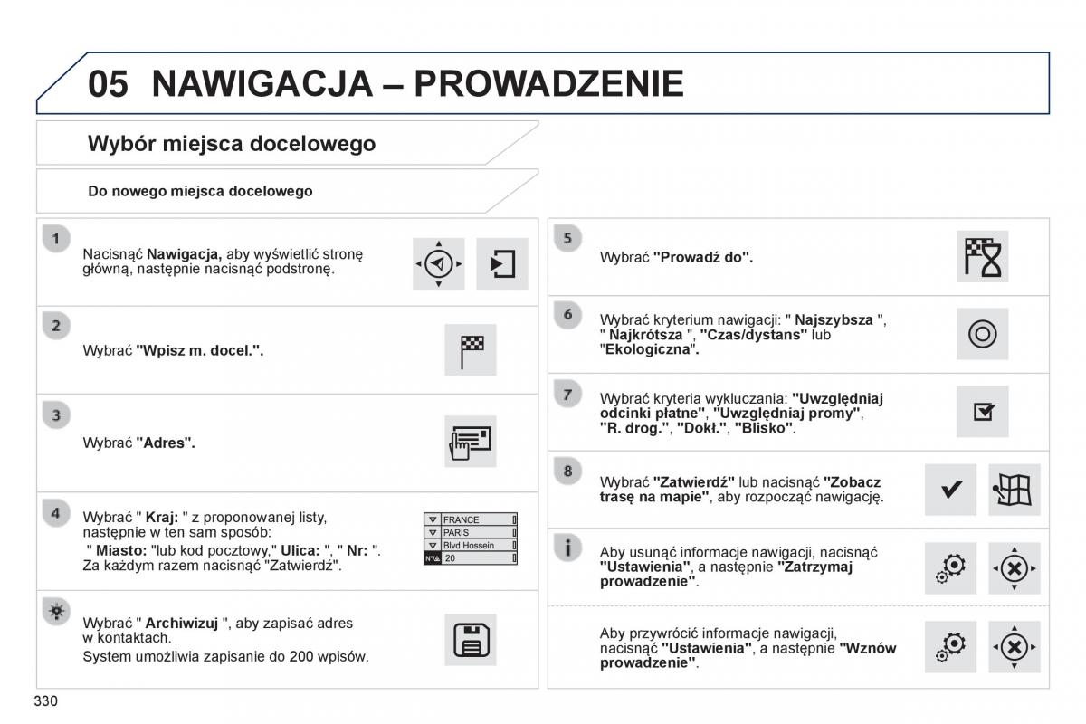 Peugeot 308 II 2 instrukcja obslugi / page 332